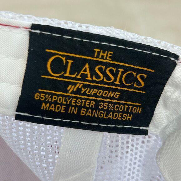 The Classics Cap Hat Unisex Snapback Red White Baseball 19 Embroidery Numbers - Picture 8 of 9